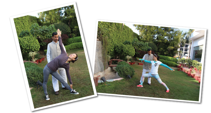 Extra outdoor PT class with Master